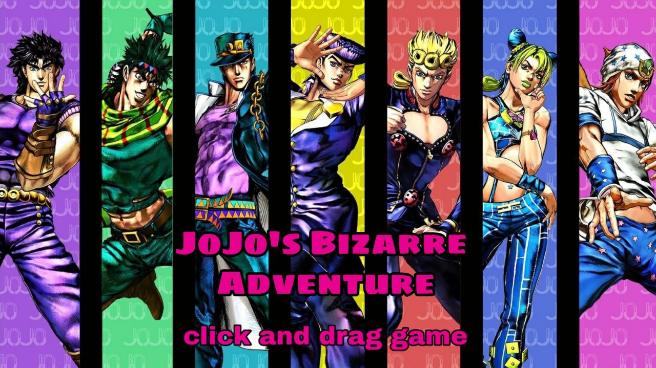 Anime Click and Drag Games — JoJo's Bizarre Adventure (Parts 1-7) click  and