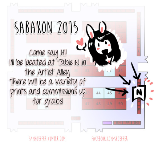 Hey guys!  It looks like I will be at Sabakon this year.  So make sure to stop by table N 
