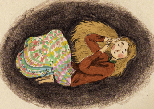 brionymaysmith:More character design. Here is fair spring hibernating