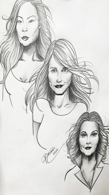 Charlie’s Angels art by b_giovanni@instagram.com