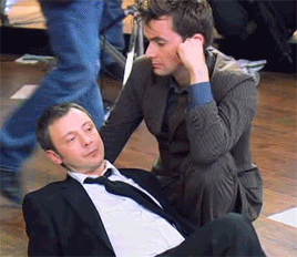 mizgnomer:David Tennant and John Simm discussing the Master’s death in The Last of the Time Lords (a