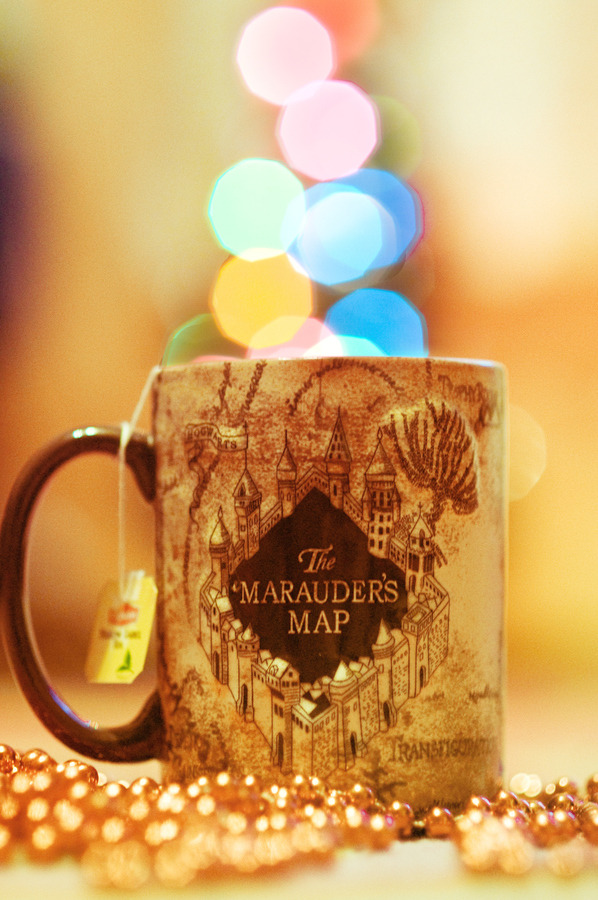 coffee-tea-and-sympathy:  &ldquo;Christmas Mug&rdquo; by Ewa Malik 