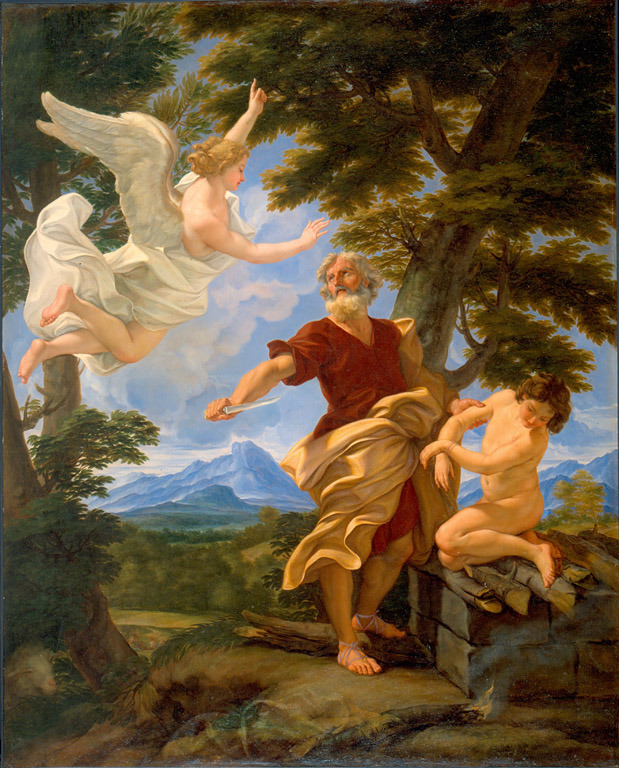lionofchaeronea: Abraham’s Sacrifice of Isaac, Il Baciccio (Giovanni Battista Gaulli),