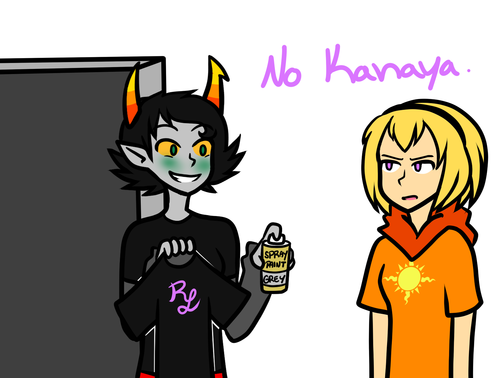 what if kanaya was in to cosplay