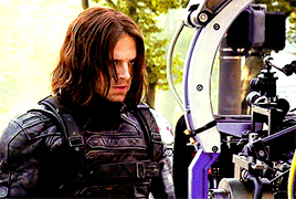 theimpossibleg1rl: dailyteamcap: sebastian stan + behind the scenes That smile though @caramell0w