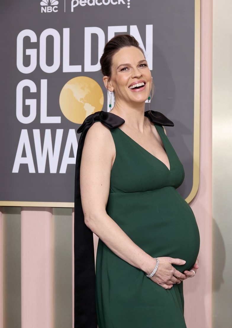 Hilary Swank - 2023 Golden Globes Photos: Getty