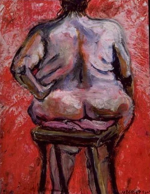theartofobesity: Fat Lady (1999) by artist Michael Berubi