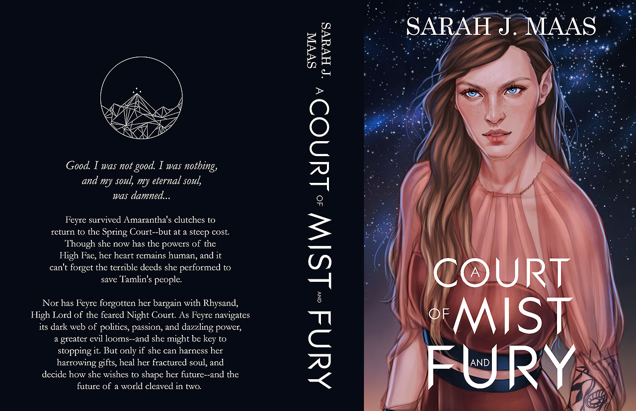 Dreams Of Shadows And Starlight A Court Of Mist And Fury Alternative Cover Version