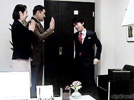 miyuki-arashi:Happy Shachou is so adorable! ♥ - Sekai Ichi Muzukashii Koi (Episode 4)This scene was 