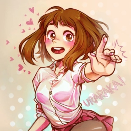 It&rsquo;s Uraraka!!!I&rsquo;m just waiting for Hori to give her a sick support weapon that 