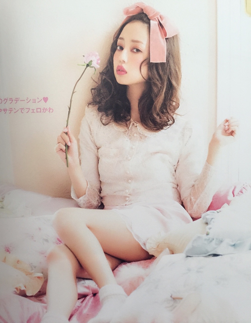 dakishimetaii:  Risa from LARME 018 🐰 finally got my issue 