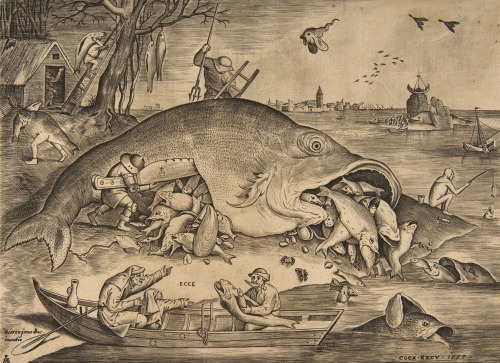 magictransistor: Pieter Brueghel the Elder, Die großen Fische fressen die kleinen (Big Fish Ea