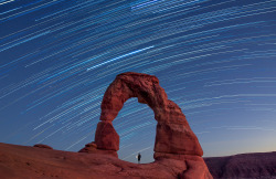 sashajuliard:Star Trail at Arches NP | Sasha Juliard