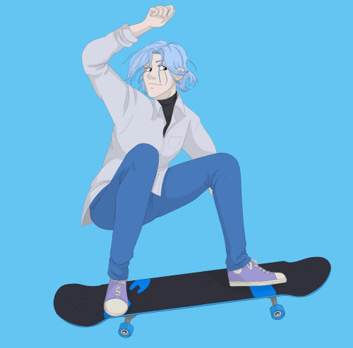 i drew those good sk8 boys &lt;3I haven’t done anime fan art since high school 