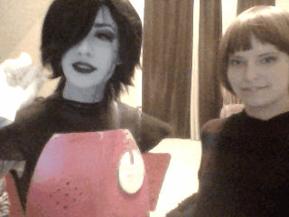 mememettaton:  knock ‘em dead darling!! frisk // mettatonEX   @slbtumblng X3