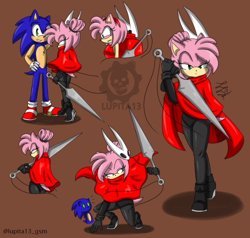 Amy Rose (Hornet Cosplay) - Doodle