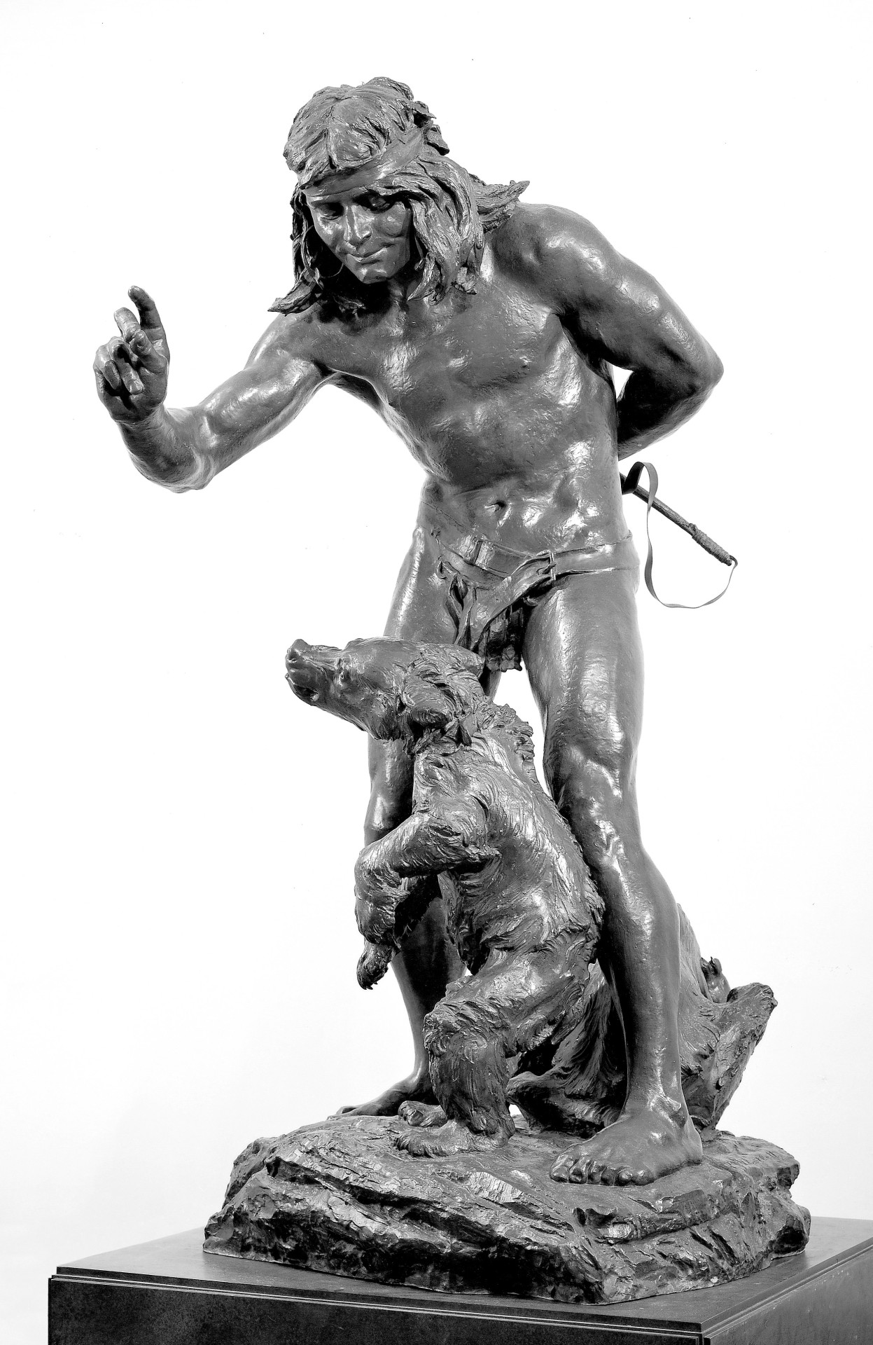 19thcenturyboyfriend:  Bohemian Bear Tamer, Paul Wayland Bartlett