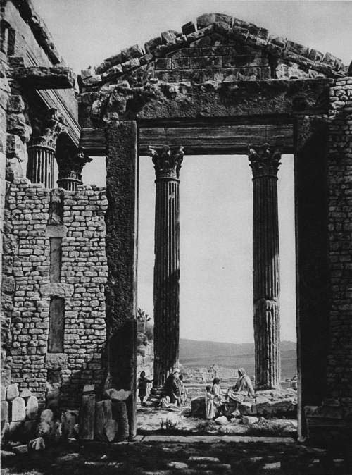 firsttimeuser:Ruins of Roman Capitol of Dougga. Tunisia, 1920sLehnert &amp; Landrock