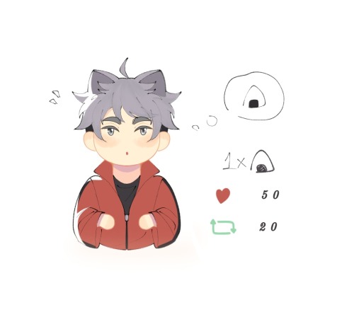 Would You Give This Little Osamu An Onigiri ? 🍙 