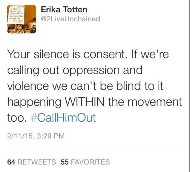 owning-my-truth:  #CallHimOut: Black Women Activists Speak Out Against Sexism &amp;
