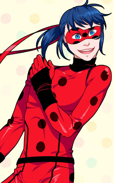piku-chan: I wonder if this is getting too old and common in this fandom. Squeezes it in another anyway. ᕕ( ᐛ )ᕗ Ladybug has pockets and a belt cos “functionality” but ignore the useless ribbons. Genderbent Marichat and Adrienette gives me