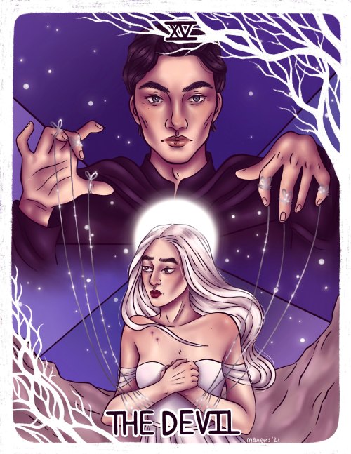 My pieces for this years @grishaversebigbang!This tarot card series is based on @efflorescens’