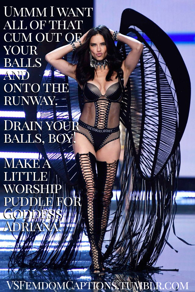 VSFS 2017 Series caption request: Goddess Adriana wants her slave to drain his balls