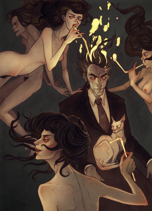 socialpsychopathblr:  By Lenka Simeckova / MadLittleClown