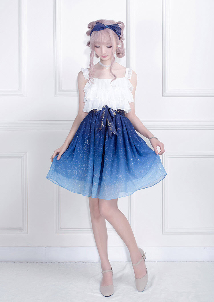 lolita-wardrobe:  NEW #Constellation Themed Designs: Lost Angel 【-✨✨-Starry