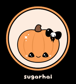 sugarhai:  kawaii halloween gif with cute