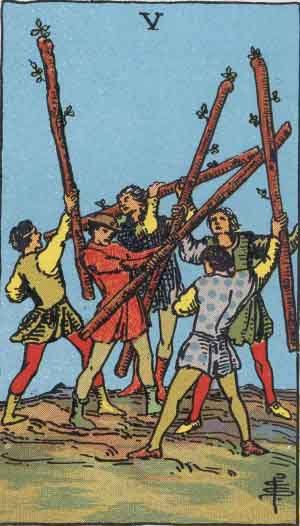 FIVE OF WANDS: THE PLAYLISTDisagreements. Hassles. Competition.1. Competition - Little Mix2. The Dev