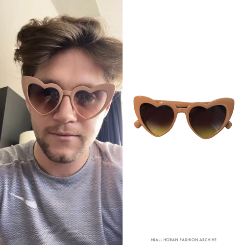 Niall on Instagram | March 27, 2021Neutral Tan Retro Heart Sunglasses ($6)Though recently re-popular