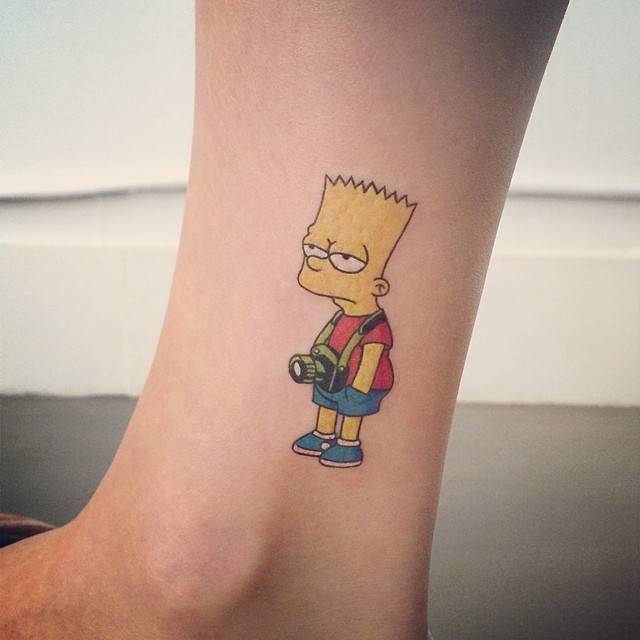 Tattoo of The Simpsons TV Shows