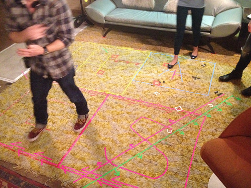 orphanblack:Warning: Some masking tape was injured in the making of the four-clone dance party.