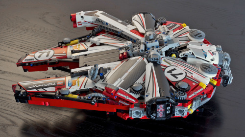 The Lego Millennium Falcon / Racing Livery  by Joe Gan’s version via gizmodoMore lego here.