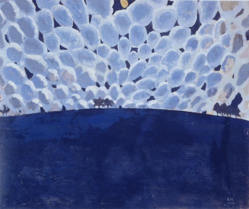 Moonlit Landscape, 1904, Cuno Amiet