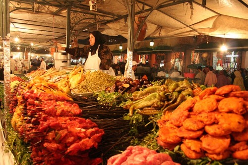 Jemaa El Fna, Marrakech, Morocco. 