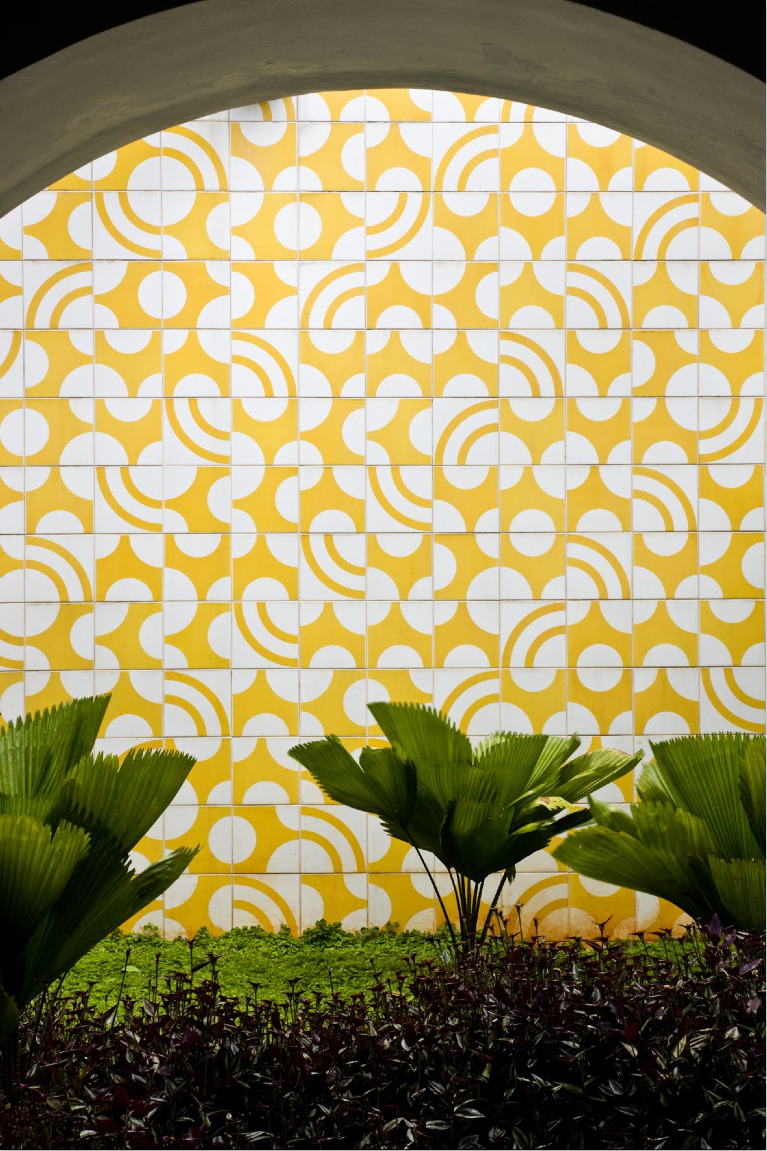 The tile art of Athos Bulcão in Brasilia