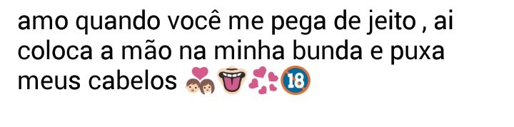Desejo a todos paz, amor e muita sacanagem ♪♡✌