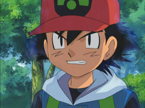 12monthsofanimay:  in this episode of pokemon, ash gets possessed by a power-hungry human spirit sealed away in a proto-pokeball & attempts to murder various characters 