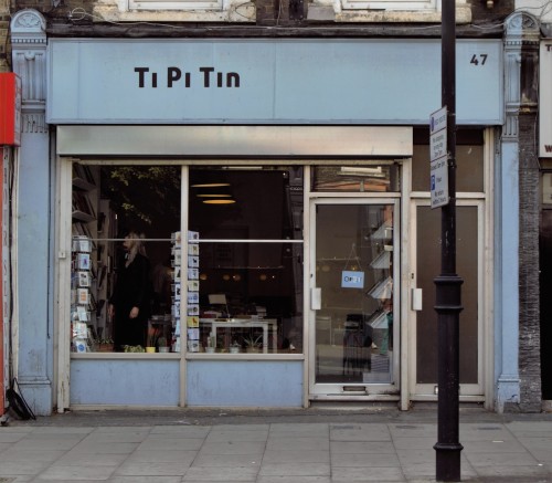Ti Pi Tin, N16. Along Stoke Newington High Street lies an independent bookshop dedicated to art