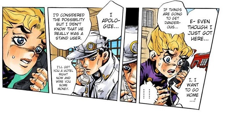 I just realized that if they kept jotaro's blue hair for the anime