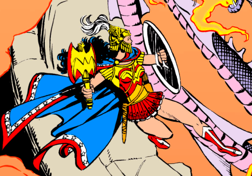 dailydccomics:when Diana armors up >>> Wonder Woman vol 2 #10-11