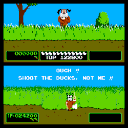 brotherbrain:  In the arcade version of Duck