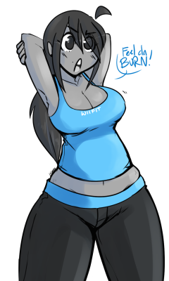 queenchikkbug:Wii Fit Kimmi!