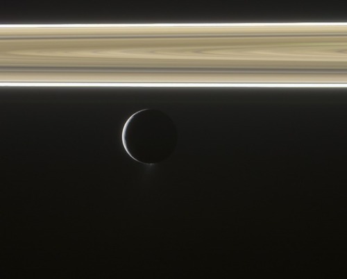 Saturn Rings and Moons: From left, the moons are Janus, Pandora, Enceladus, Mimas and Rhea. Followin