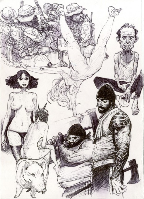 dave-thebeard-boio:  Kim Jung Gi -IT’s amazing-