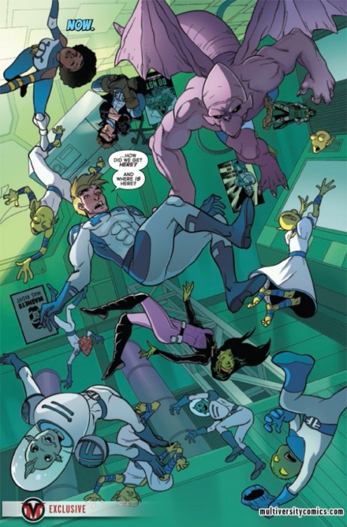 juliepower-lightspeed: Future Foundation #5 preview! On sale next week!! Last issue unfortunately&he