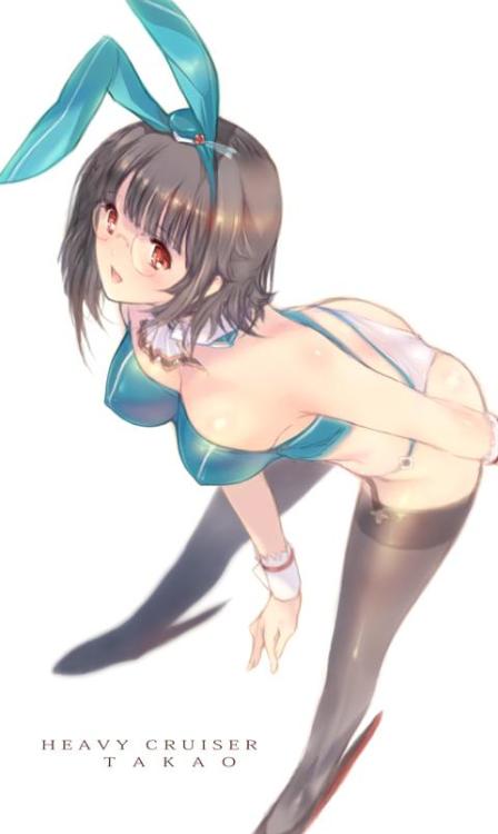 fileth-fileth:  MIN-NARAKENさんはTwitterを使っています: そんなワケで描きたくなったのでザクッと高尾さんバニー描いてみたり 趣味で眼鏡も付けてみたりして
