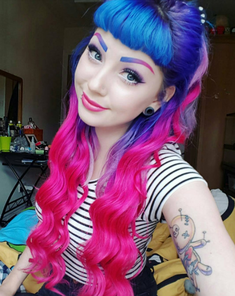 Colorful hair